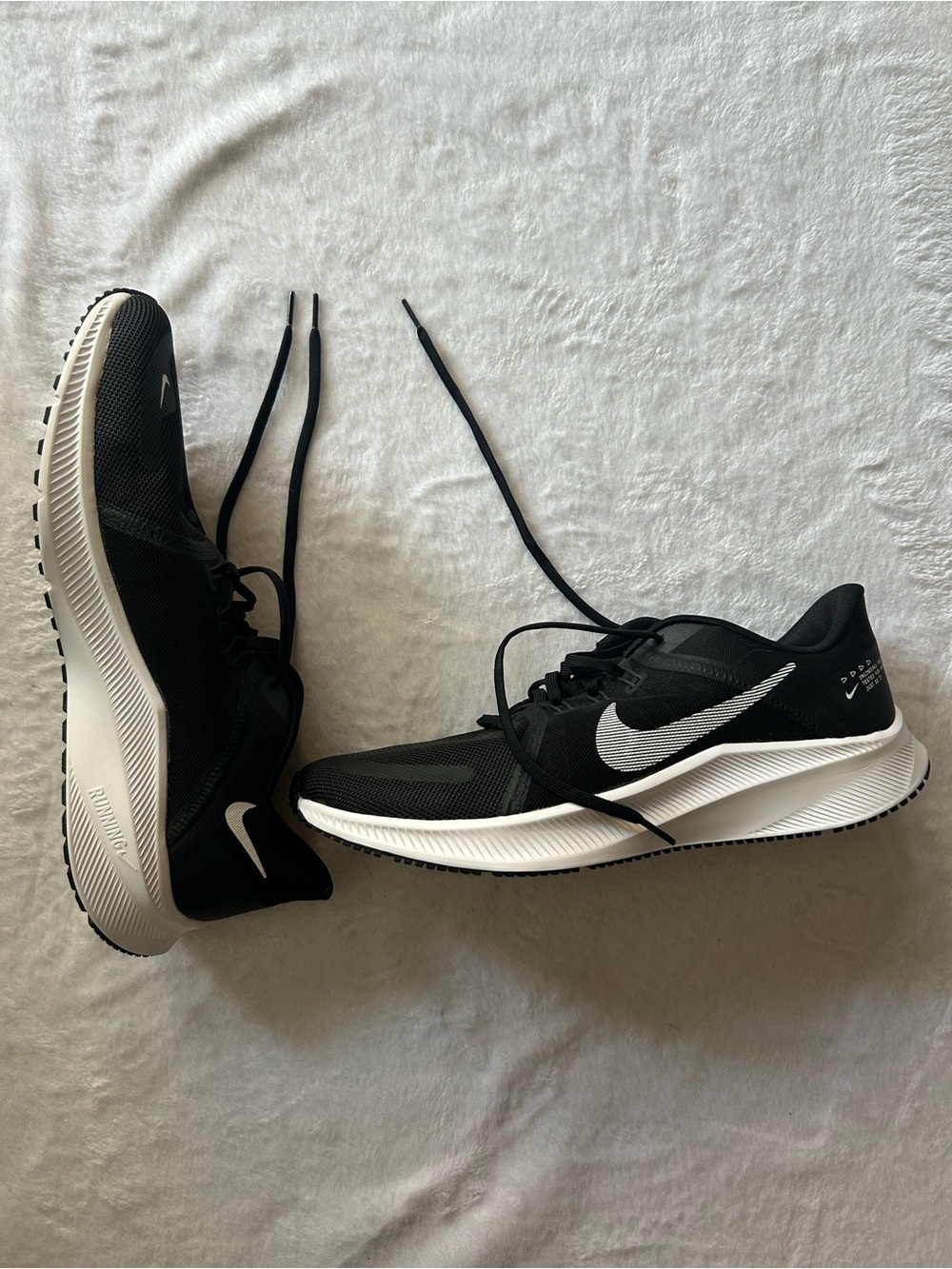 Nike Black and White Men's Performance Running Shoes